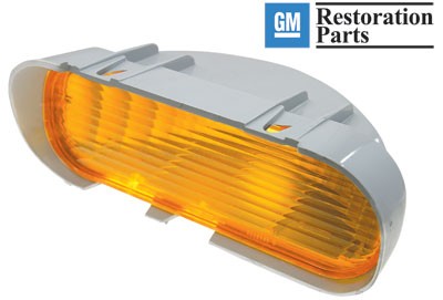 FRONT TURN SIGNAL & PARKING LAMP LENSES 76-77, LH or RH, each