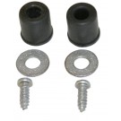 FUEL FILLER DOOR BUMPERS 60, with washers & screws, pair