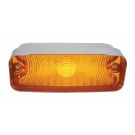 FRONT TURN SIGNAL & PARKING LAMP LENSES 73, in Bumper, LH or RH, each